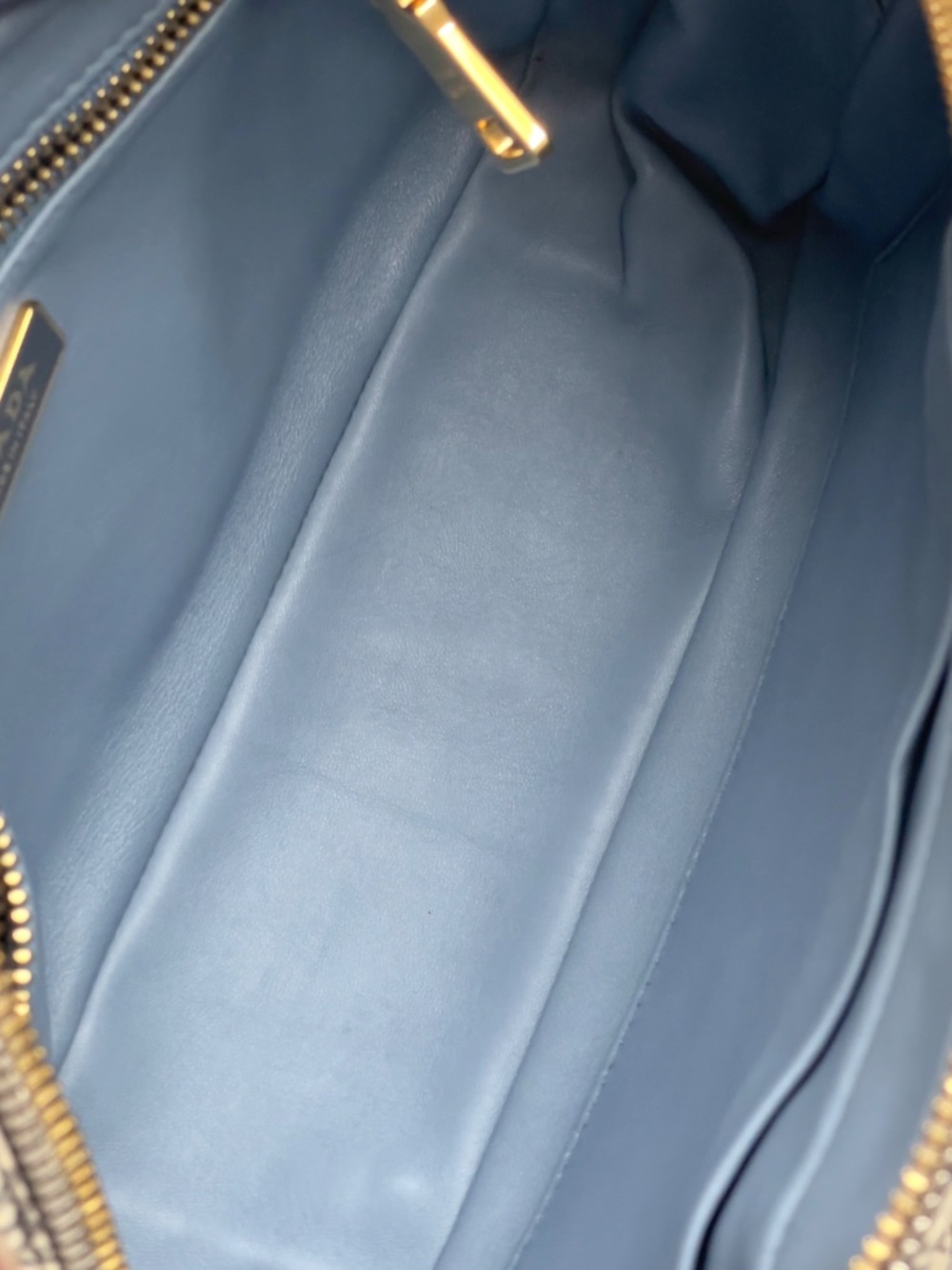 Prada Signature Rabbit Bauletto Calf Leather Shoulder Bag - Picture 9 of 11